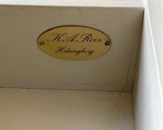 K. A. Roos (Helsingborg, Sweden) Side Table. Measures 21" W x 20" D x 28.5" H. Photo 2 of 2. 