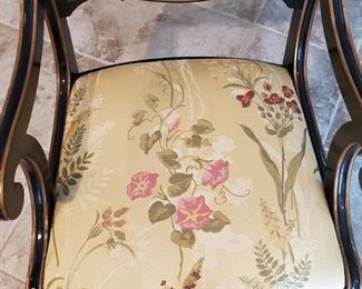 Vintage Baker Furniture Custom Lacquered Chairs hand-painted by Arloa Sweet. Photo 2 of 2. 