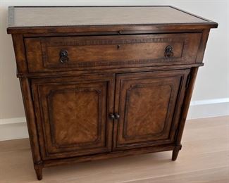 Sligh cabinet with felt-lined drawers. Measures 42" W x 22 1/4" D x 36 3/4" H. Photo 1 of 3. 