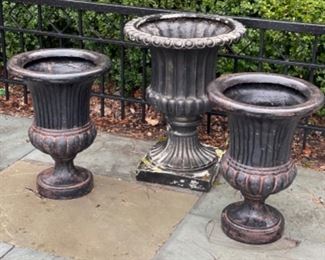 Composite Urns. Two available in each size. 