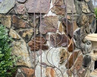 Metal Trellis. Measures 72” H x 19” D. 