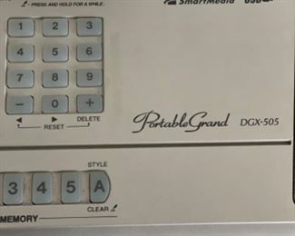 Yamaha DGX-505 Portable Grand Piano. Photo 2 of 4. 