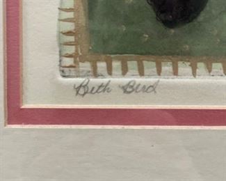 School Girls by Beth Bird. Measures 26.5” x 33.5.”  Photo 3 of 4. 