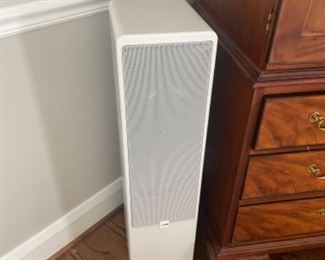 Canton Ergo 71 DC Speaker - 4 available. Each measures 48” H. White wood and a second pair in cherry wood.  Photo 3 of 3. 