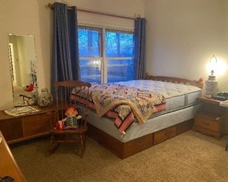 Maple  Rocking chair cedar chest mid century