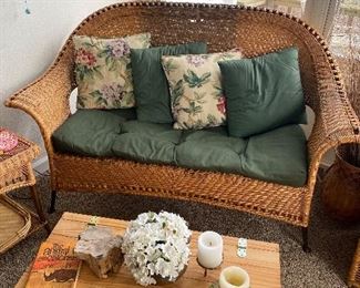 Wicker furniture