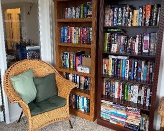 Bookshelves wicker
