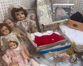 Vintage dolls vintage baby clothing vintage stuffed animals