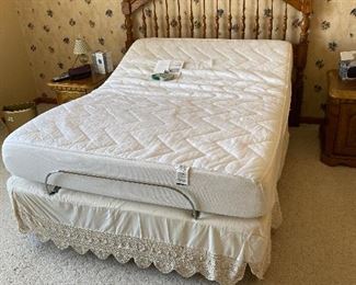 Adjustable full size mattress with remote control