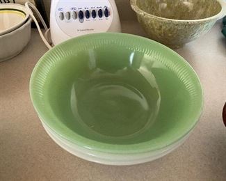 Fireking Jadeite bowl
