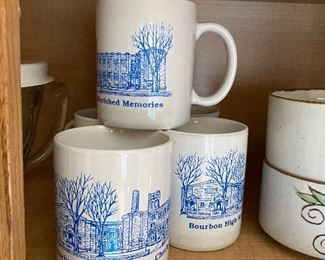 Bourbon, Indiana school coffee cups