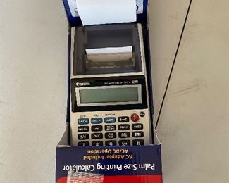 Canon adding machine calculator