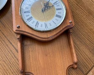 Wooden wall clock