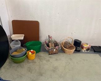 baskets and assorted