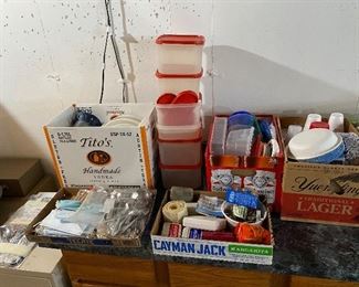 Assorted paper goods