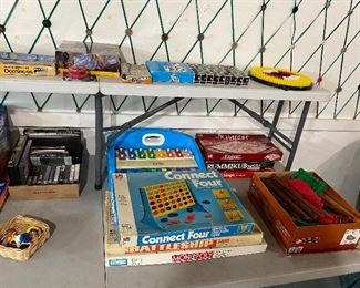 assorted toys and games