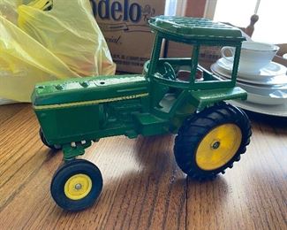 John Deere toy tractor