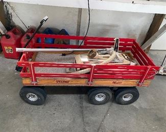 Wagon with side rails