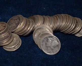 Lot 830 50 dimes