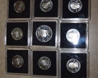 Lot 825 8 quarters & 1 1/2 dollar