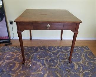 Baker card table