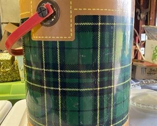 Vintage Plaid Cooler