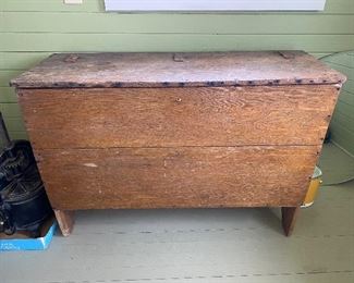 Old Wooden Grain Bin