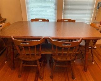 Kitchen Table and Six Chairs
