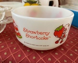 Strawberry Shortcake Fire King Bowl
