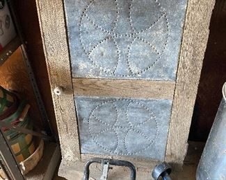Old Punch Tin Pie Safe Door