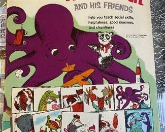 Vintage Purple Picker Upper Teaching Aid