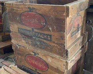 Early Wooden Advertising/Shipping Crates