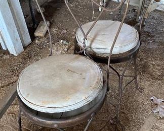 Wire Frame Ice Cream Chairs