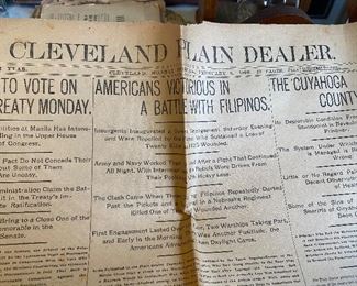 Early Cleveland Plain Dealer