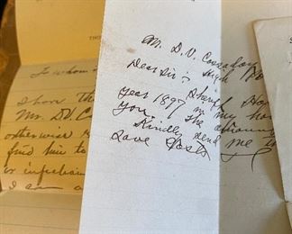 Early Local Letterheads