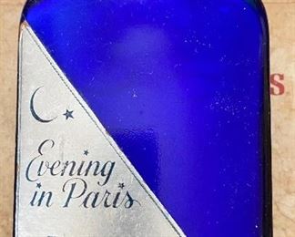 Evening in Paris Talcum Bottle