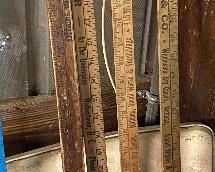 Old Advertising Yard Sticks