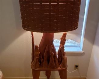 1960's Cypress Knees Floor Lamp