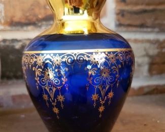 Victorian Cobalt Glass