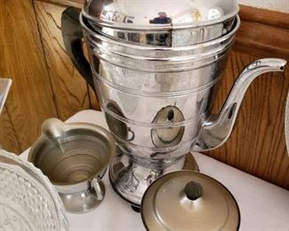 60's Chrome Coffee Set