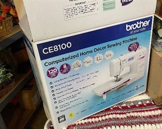 New in the box brother ce8100 sewing machine 
