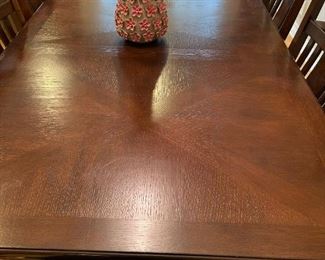 Mission Style Dining Room Table and Chair Set