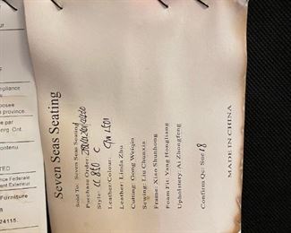 Seven Seas Leather Armchair