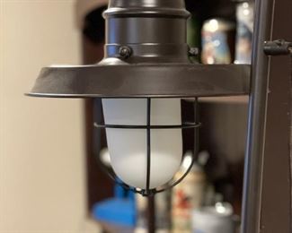 Industrial Style Pulley / Weight Desk Lamp