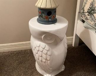 Owl Shaped Garden Stool