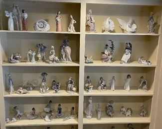 Large Collection of LLADRO Figurines