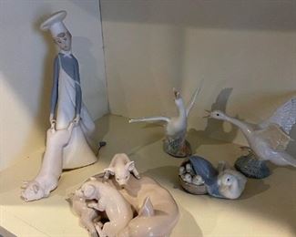 Large Collection of LLADRO Figurines