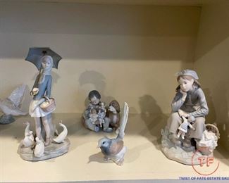 Large Collection of LLADRO Figurines