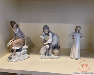 Large Collection of LLADRO Figurines