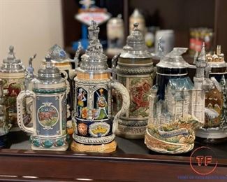 Collection of German Made Steins